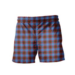 ScotsTee Shop Scottish Dalmahoy Men's Highland Kilt Sporran Tartan Shorts