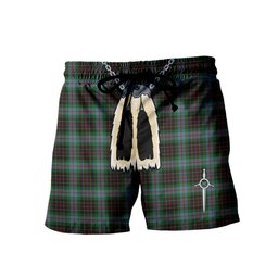 ScotsTee Shop Scottish Brodie Hunting Men's Highland Kilt Sporran Tartan Shorts