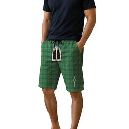 ScotsTee Shop Scottish Cranston Men's Highland Kilt Sporran Tartan Shorts