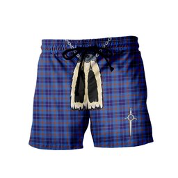 ScotsTee Shop Scottish Bryson 1988 Men's Highland Kilt Sporran Tartan Shorts