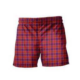 ScotsTee Shop Scottish Cameron of Lochiel Modern Men's Highland Kilt Sporran Tartan Shorts