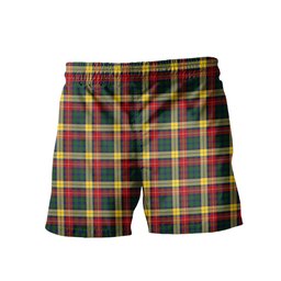 ScotsTee Shop Scottish Buchanan Men's Highland Kilt Sporran Tartan Shorts