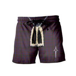 ScotsTee Shop Scottish Cumming Men's Highland Kilt Sporran Tartan Shorts