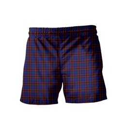 ScotsTee Shop Scottish Hume Modern Men's Highland Kilt Sporran Tartan Shorts