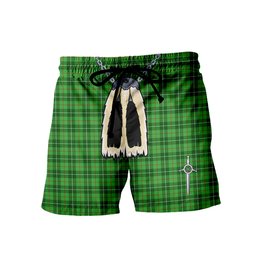 ScotsTee Shop Scottish Boyle SC Men's Highland Kilt Sporran Tartan Shorts