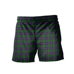 ScotsTee Shop Scottish Gary or Garry Men's Highland Kilt Sporran Tartan Shorts