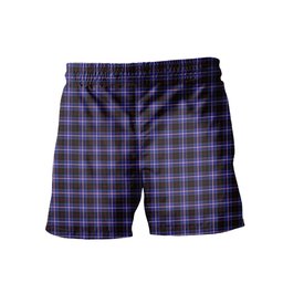 ScotsTee Shop Scottish Dunlop Modern Men's Highland Kilt Sporran Tartan Shorts