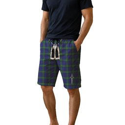 ScotsTee Shop Scottish Forth Men's Highland Kilt Sporran Tartan Shorts
