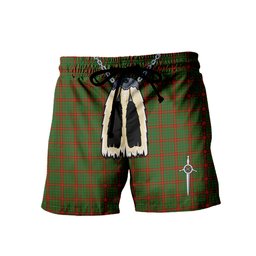 ScotsTee Shop Scottish Fulton SC Men's Highland Kilt Sporran Tartan Shorts