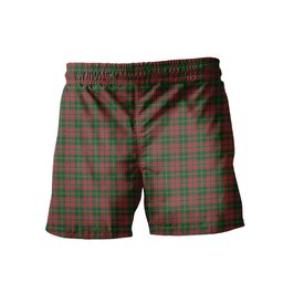 ScotsTee Shop Scottish Hutcheson Men's Highland Kilt Sporran Tartan Shorts