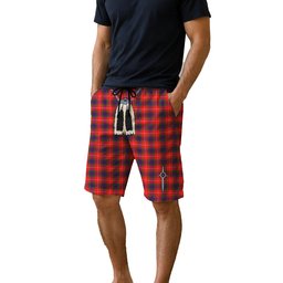 ScotsTee Shop Scottish Fraser Modern SC Men's Highland Kilt Sporran Tartan Shorts
