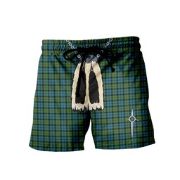 ScotsTee Shop Scottish Dundas Ancient Men's Highland Kilt Sporran Tartan Shorts