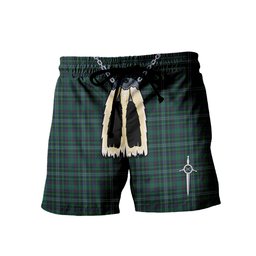 ScotsTee Shop Scottish Killen Men's Highland Kilt Sporran Tartan Shorts