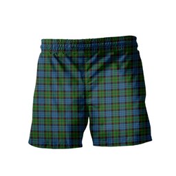 ScotsTee Shop Scottish Fletcher 2 Men's Highland Kilt Sporran Tartan Shorts