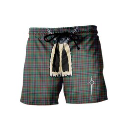 ScotsTee Shop Scottish Hunter Old Ancient Men's Highland Kilt Sporran Tartan Shorts