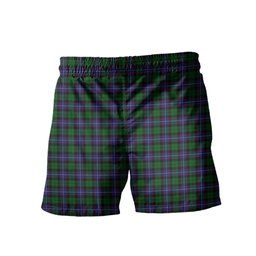 ScotsTee Shop Scottish Galbraith Men's Highland Kilt Sporran Tartan Shorts