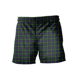 ScotsTee Shop Scottish Farquharson Men's Highland Kilt Sporran Tartan Shorts
