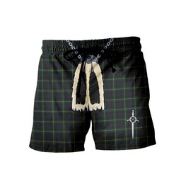 ScotsTee Shop Scottish Gordon Old Men's Highland Kilt Sporran Tartan Shorts