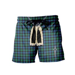 ScotsTee Shop Scottish Hunter Ancient Men's Highland Kilt Sporran Tartan Shorts