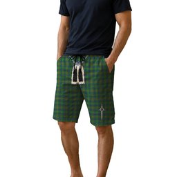 ScotsTee Shop Scottish Holmes Men's Highland Kilt Sporran Tartan Shorts