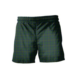 ScotsTee Shop Scottish Kennedy Men's Highland Kilt Sporran Tartan Shorts