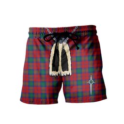 ScotsTee Shop Scottish Fotheringhame Men's Highland Kilt Sporran Tartan Shorts