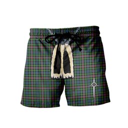ScotsTee Shop Scottish Keith District Ancient Men's Highland Kilt Sporran Tartan Shorts