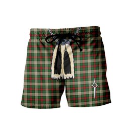 ScotsTee Shop Scottish Hohenzollern Staff Men's Highland Kilt Sporran Tartan Shorts