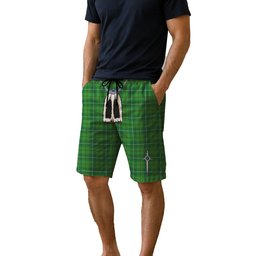 ScotsTee Shop Scottish Galloway Men's Highland Kilt Sporran Tartan Shorts