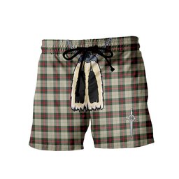 ScotsTee Shop Scottish Hohenzollern Men's Highland Kilt Sporran Tartan Shorts