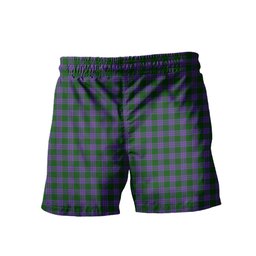 ScotsTee Shop Scottish Elphinstone Men's Highland Kilt Sporran Tartan Shorts