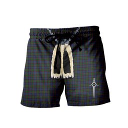 ScotsTee Shop Scottish Fletcher Men's Highland Kilt Sporran Tartan Shorts