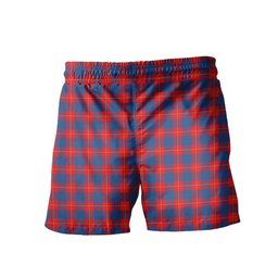 ScotsTee Shop Scottish Galloway Red Men's Highland Kilt Sporran Tartan Shorts