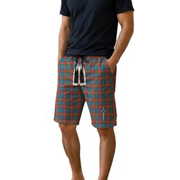 ScotsTee Shop Scottish Fraser of Lovat Ancient Men's Highland Kilt Sporran Tartan Shorts