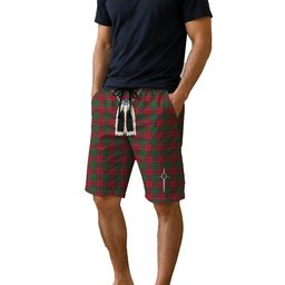 ScotsTee Shop Scottish Grant Men's Highland Kilt Sporran Tartan Shorts
