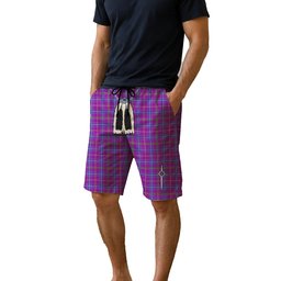 ScotsTee Shop Scottish Jackson Men's Highland Kilt Sporran Tartan Shorts