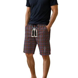 ScotsTee Shop Scottish Kidd Men's Highland Kilt Sporran Tartan Shorts