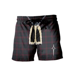 ScotsTee Shop Scottish Jrgensen of Taasingee Men's Highland Kilt Sporran Tartan Shorts