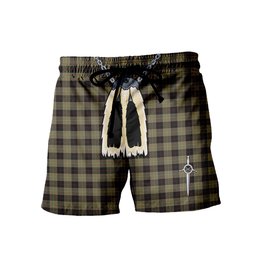 ScotsTee Shop Scottish Dunlop Hunting Men's Highland Kilt Sporran Tartan Shorts