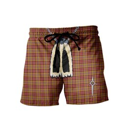 ScotsTee Shop Scottish Jacobite Old Men's Highland Kilt Sporran Tartan Shorts