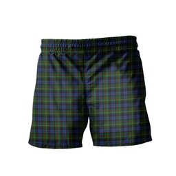 ScotsTee Shop Scottish Gow Hunting 2 Men's Highland Kilt Sporran Tartan Shorts