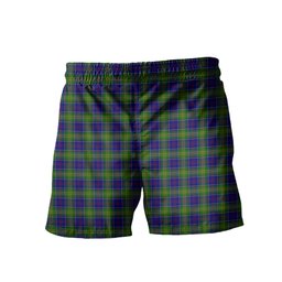 ScotsTee Shop Scottish Greene Men's Highland Kilt Sporran Tartan Shorts