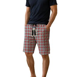 ScotsTee Shop Scottish Dundee Dress Men's Highland Kilt Sporran Tartan Shorts