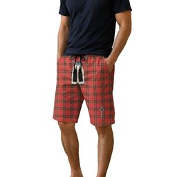 ScotsTee Shop Scottish Grant Weathered Men's Highland Kilt Sporran Tartan Shorts