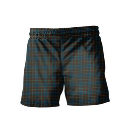 ScotsTee Shop Scottish MacConnell Men's Highland Kilt Sporran Tartan Shorts