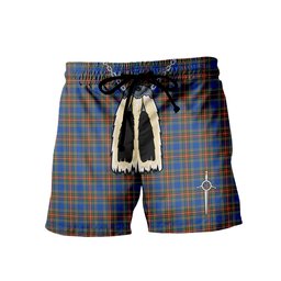 ScotsTee Shop Scottish MacBeth Ancient SC Men's Highland Kilt Sporran Tartan Shorts