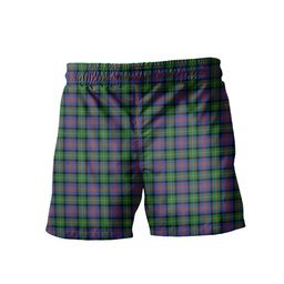 ScotsTee Shop Scottish Logan Ancient Men's Highland Kilt Sporran Tartan Shorts