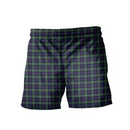 ScotsTee Shop Scottish MacKenzie Hunting Green Men's Highland Kilt Sporran Tartan Shorts