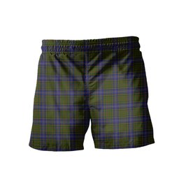 ScotsTee Shop Scottish MacMillan Hunting 2 Men's Highland Kilt Sporran Tartan Shorts
