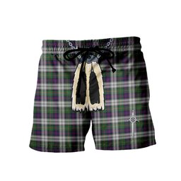 ScotsTee Shop Scottish MacCallum Dress Men's Highland Kilt Sporran Tartan Shorts